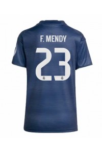 Real Madrid Ferland Mendy #23 Fotballdrakt Borte Klær Dame 2025-26 Korte ermer